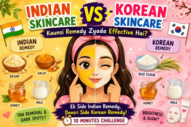 Indian Skincare vs Korean Skincare
