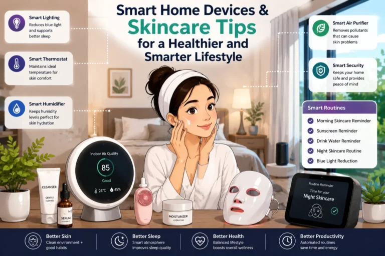 smart home devices skincare tips