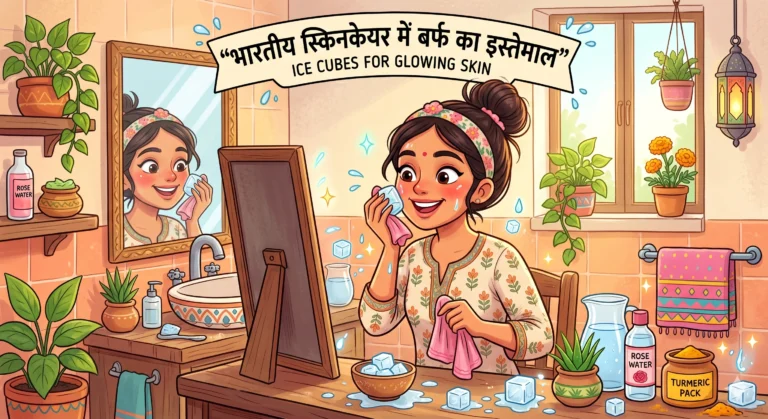 Indian Skin Care Mein Ice Ka Istemal